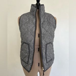 J. Crew Heathered Puffer Vest